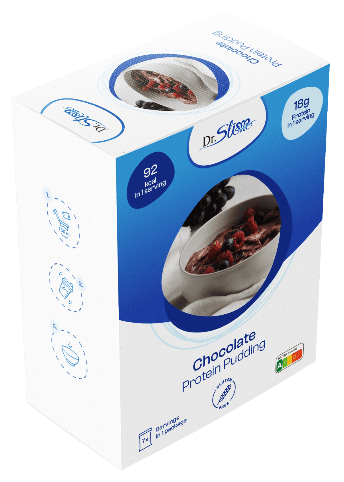 Čokoládový proteínový puding