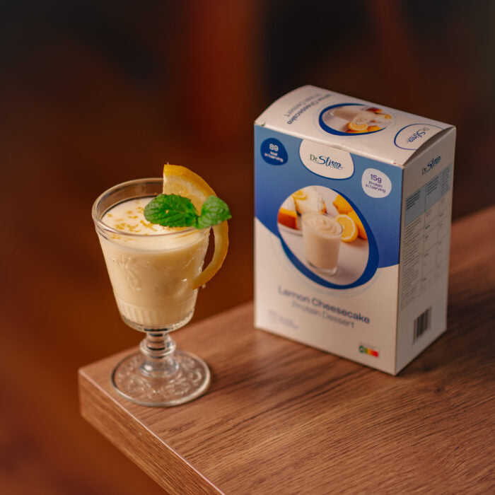 Proteínový dezert s príchuťou citrónový cheesecake