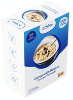 Proteínová cereálna kaša s hrozienkami