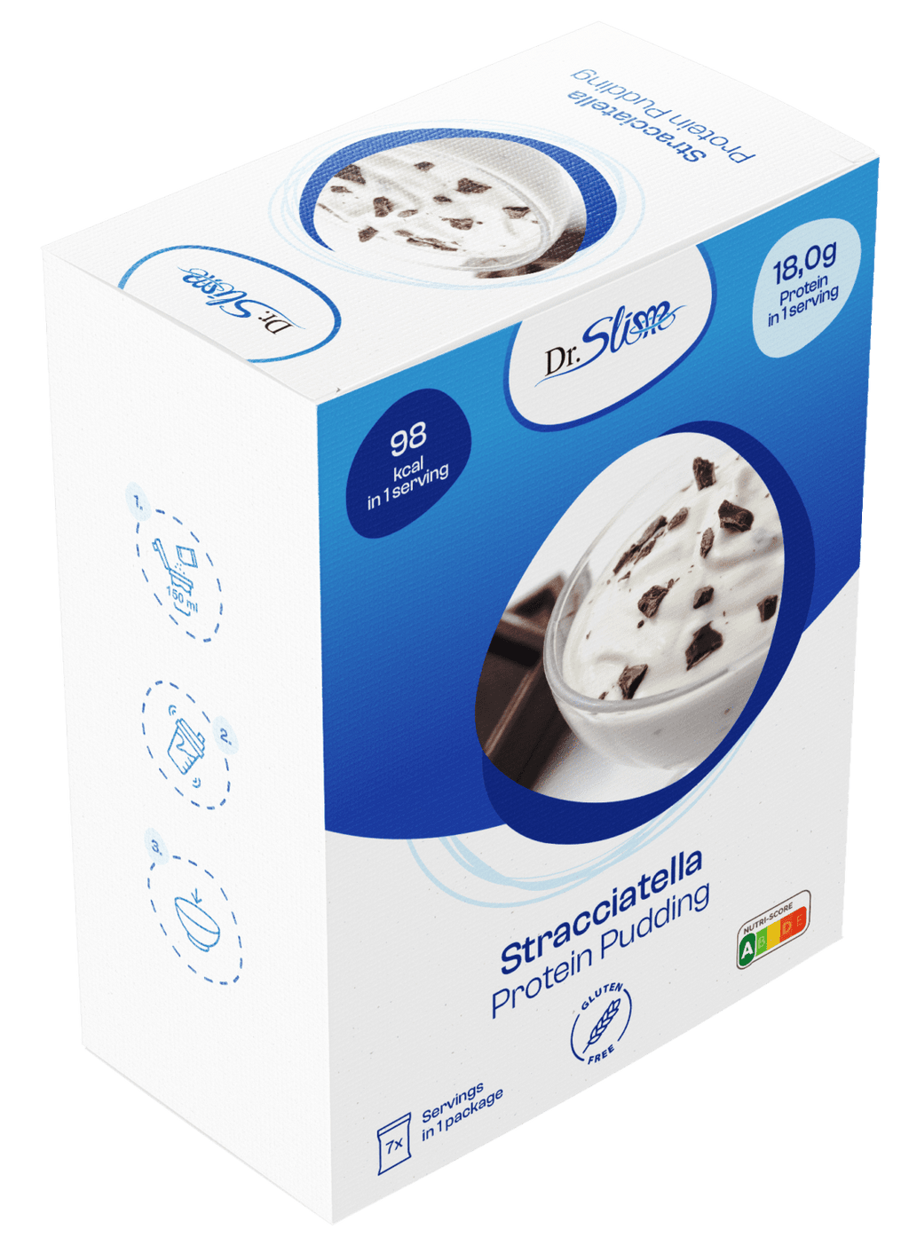 Proteínový puding stracciatella