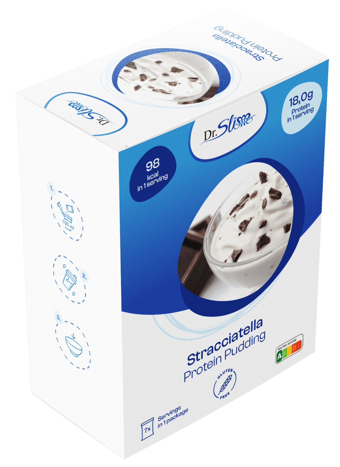 Proteínový puding stracciatella