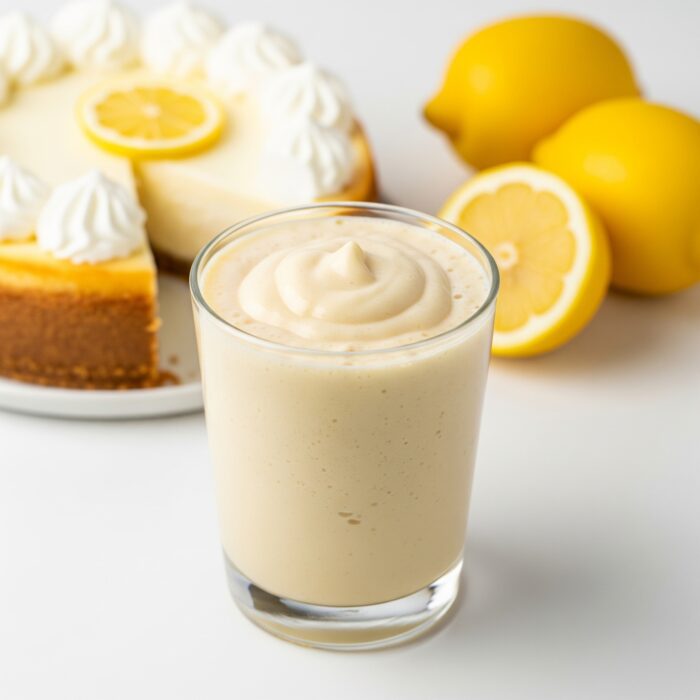Proteínový dezert s príchuťou citrónový cheesecake