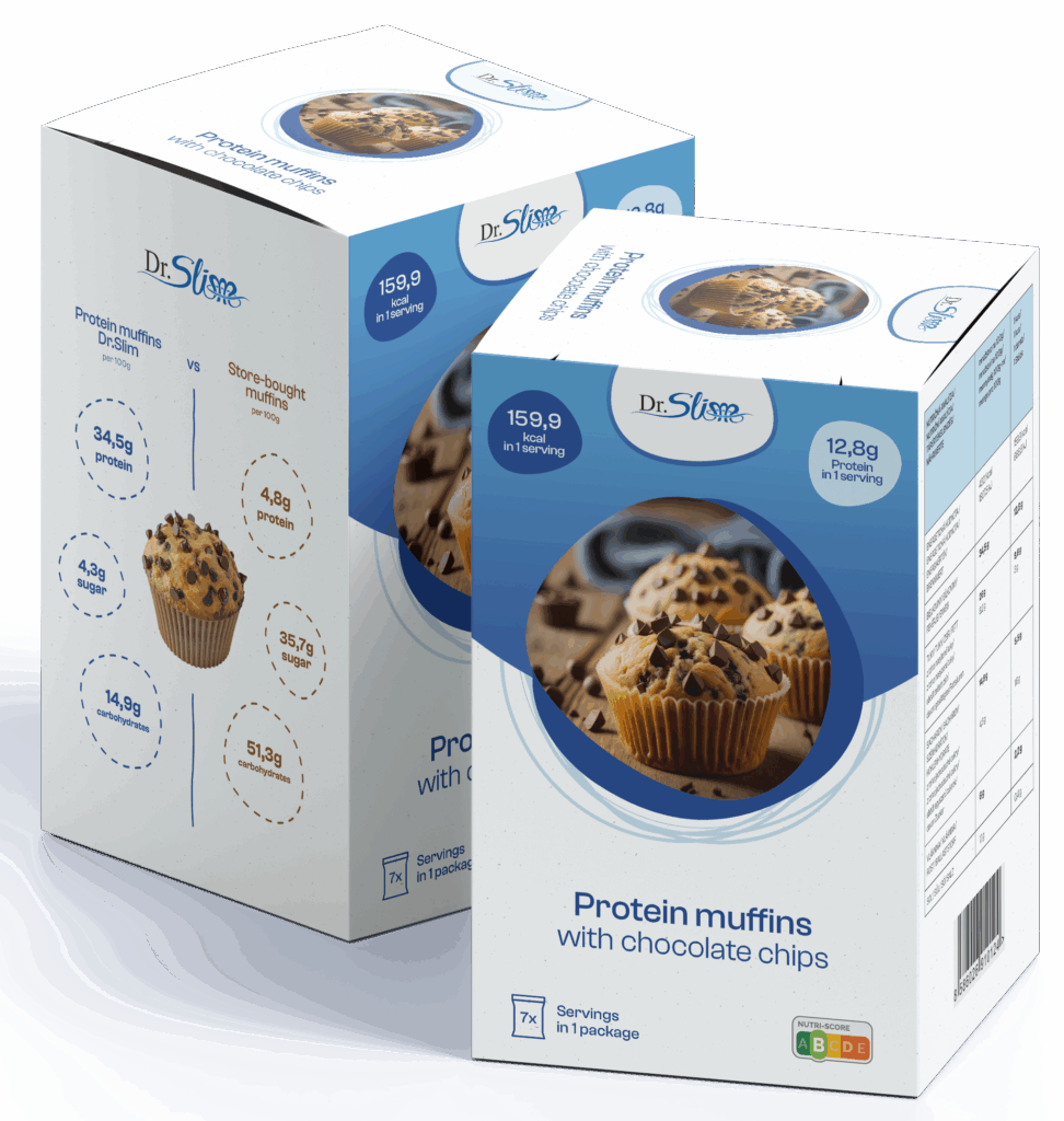 Muffiny s kúskami čokolády