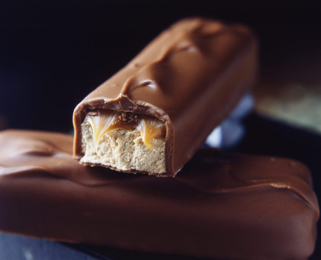 Karamelové proteínové tyčinky